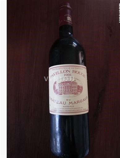 Burdeos Margaux Château Margaux Pavillon Rouge 1991