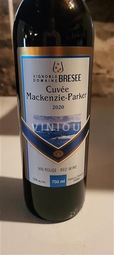 Québec Domaine Vignoble Bresee Mackenzie-Parker 2020