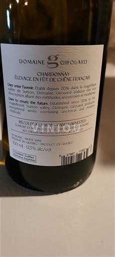 Québec Không được chỉ định Domaine Girouard Chardonnay Không niên vụ