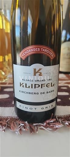 Alsacia Alsacia Gran Cru Klipfel Kirchberg de Barr 2007