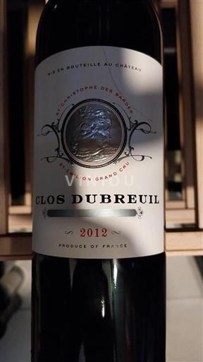 Bordeaux Saint-Émilion Grand Cru Clos Dubreuil 2012