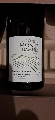 Loiredalen Sancerre Domaine Michel Girard et Fils La Côte des Monts Damnés 2022