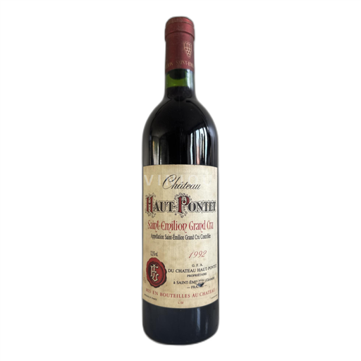 Bordeaux Saint-Émilion Grand Cru Haut-Pontet Grand Cru 1992