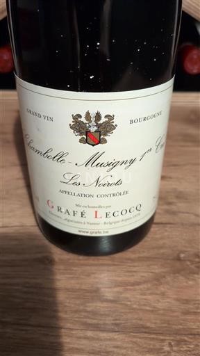Burgundy Chambolle-Musigny Premier Cru Grafe Lecocq Les Noirots 2013