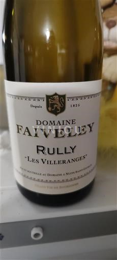 Burgundsko Rully FAIVELEY Les Villéranges 2019