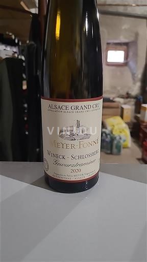 Alsacia Alsacia Gran Cru Grand Cru Meyer-Fonné Wineck-Schlossberg Gewurztraminer 2020
