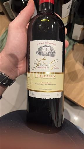 Burdeos Bordeaux Château Fontaine de Grion 2018