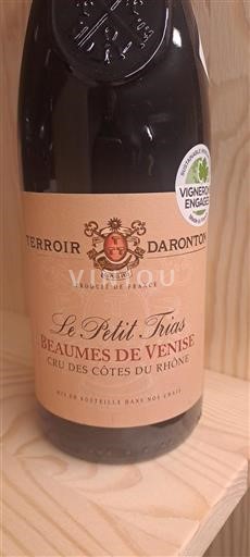 Rhônetal Beaumes de Venise Grand Cru Terroir Daronton Le Petit Trias 2021