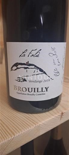 Beaujolais Brouilly Domaine La Folie 2019