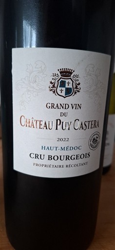 Bordeaux Haut-Médoc Puy Castéra 2022
