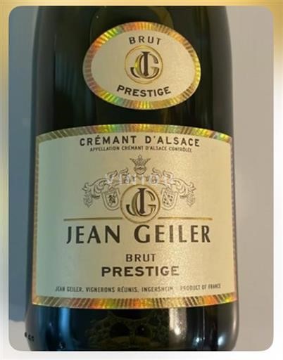 Alsace Crémant d'Alsace Jean Geiler Brut Prestige Không niên vụ