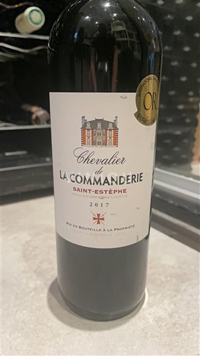 Bordeaux Saint-Estèphe Château La Commanderie Chevalier de La Commanderie 2017