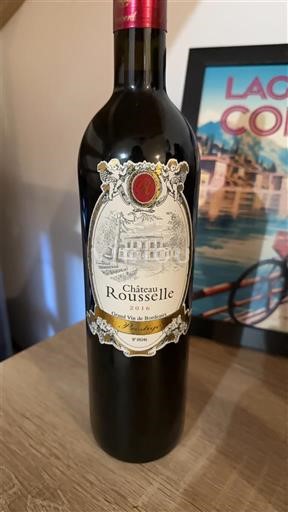 Bordeaux Côtes-de-bourg Château Rousselle 2016