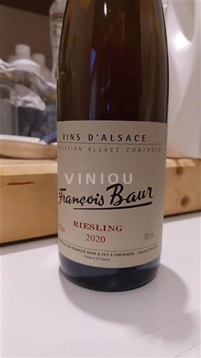 Alsacia François Baur Riesling 2020
