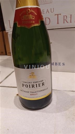 Loire Valley Crémant de Loire Vincent Edouard Poirrier Méthode Traditionnelle Non-Vintage