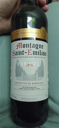 Bordeaux Montagne-Saint-Émilion La Cave Augustin Florent 2016