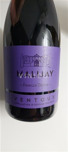 Vallée du Rhône Ventoux Château Malijay 2022