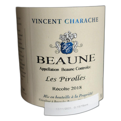 Bourgogne Beaune Vincent Charache Les Pirolles 2018
