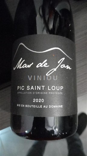 Languedoc Pic-Saint-Loup Mas de Jon 2020