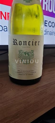 Borgoña No especificado L. Tramier & Fils Roncier Sin añada