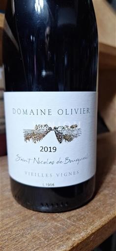 Loire Valley Saint-Nicolas-De-Bourgueil Domaine Olivier Vieilles Vignes 2019