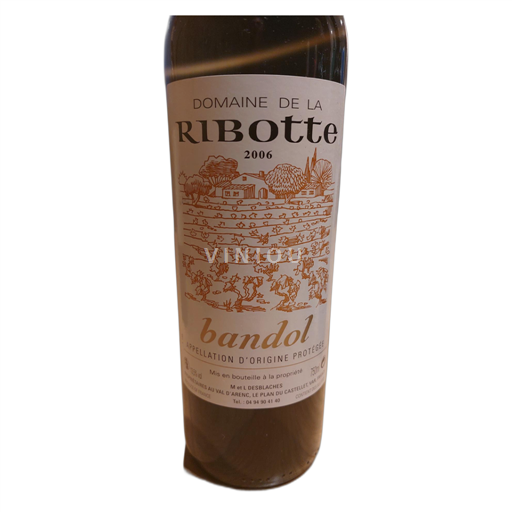 Provansa Bandol Domaine de la Ribotte 2006