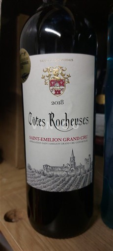 Bordeaux Saint-Émilion Grand Cru Grand Cru Côtes Rocheuses 2018