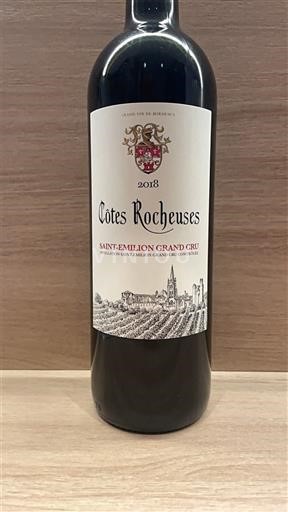 Bordéus Saint-Émilion Grand Cru Grand Cru Côtes Rocheuses 2018