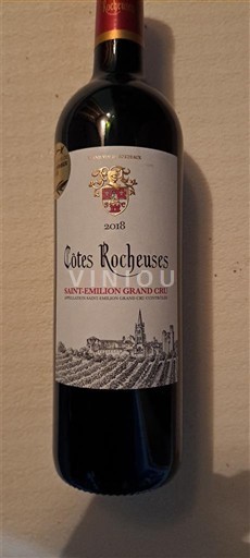 Bordeaux Saint-Émilion Grand Cru Grand Cru Côtes Rocheuses 2018