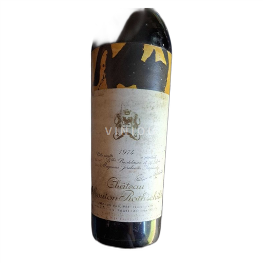 Burdeos Pauillac Chateau Mouton Rothschild 1974