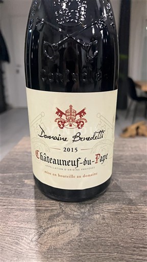 Thung lũng Rhône Châteauneuf-du-pape Domaine Benedetti 2015