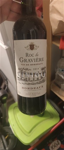 Bordeaux Roc la Gravière 2014
