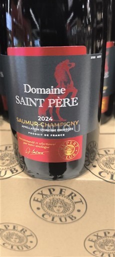 Loire Valley Saumur-Champigny Domaine Saint Père 2024
