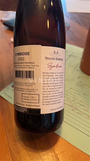 Alsace Muller-Koeberlé Symbiose 2022