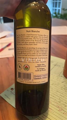 Ontario Beamsville Bench Hidden Bench Nuit Blanche 2023