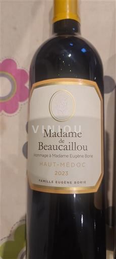 Bordéus Haut-Médoc Madame de Beaucaillou 2023