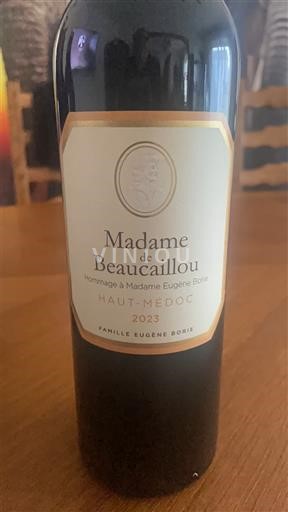 Bordeaux Haut-Médoc Madame de Beaucaillou 2023