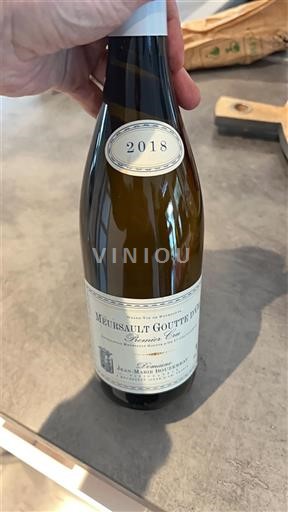 Bourgogne Meursault Premier Cru Jean-Marie Bouzereau Meursault-Goutte d'or 2018