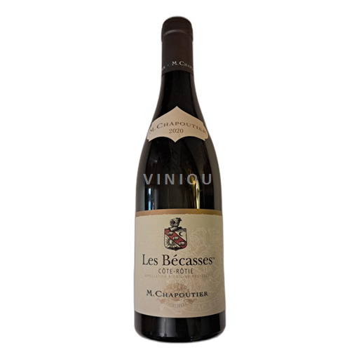 Rhônen laakso Côte-rôtie M. Chapoutier Les Bécasses 2020