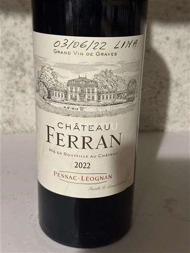 Bordeaux Pessac-Léognan Ferran 2022