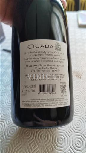 Rhônen laakso Määrittelemätön Cicada Ei vuosikertaa