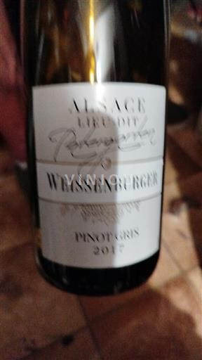 Alsacia Grand Cru Weissenburger Lieu-dit 2017
