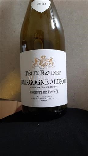 Bourgogne Bourgogne-aligoté Félix Ravinet 2024