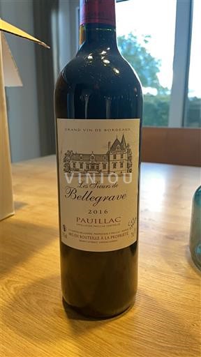 Bordeaux Pauillac BELLES GRAVES Les Fleurs de Bellegrave 2016