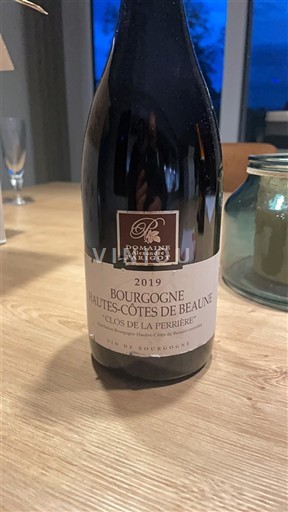 Burgundi Beaunen Ylämaat Domaine Parigot Clos de la Perrière 2019