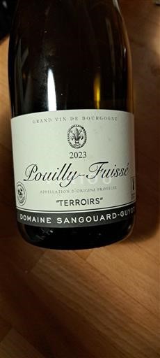 Bourgondië Pouilly-fuissé Domaine SANGOUARD-GUYOT 28 € 2023