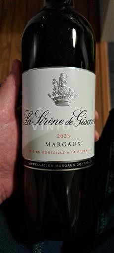 Bordeaux Margaux La Sirène de Giscours 25 € 2023