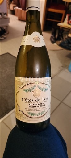 Lothringen Côtes-de-Toul Vincent Gorny Auxerrois 2022