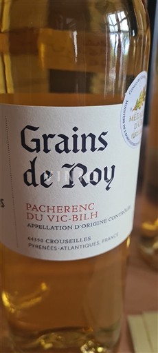 Sudoeste Pacherenc-du-vic-bilh Grains de Roy 2023 Não Sazonado