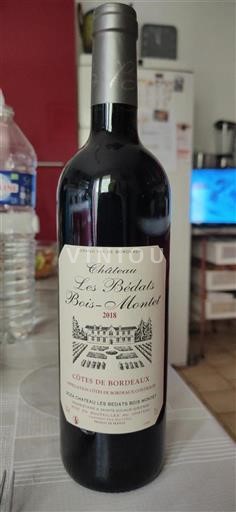 Bordeaux Côtes-de-Bordeaux Château Les Bédats Boismontet 2018